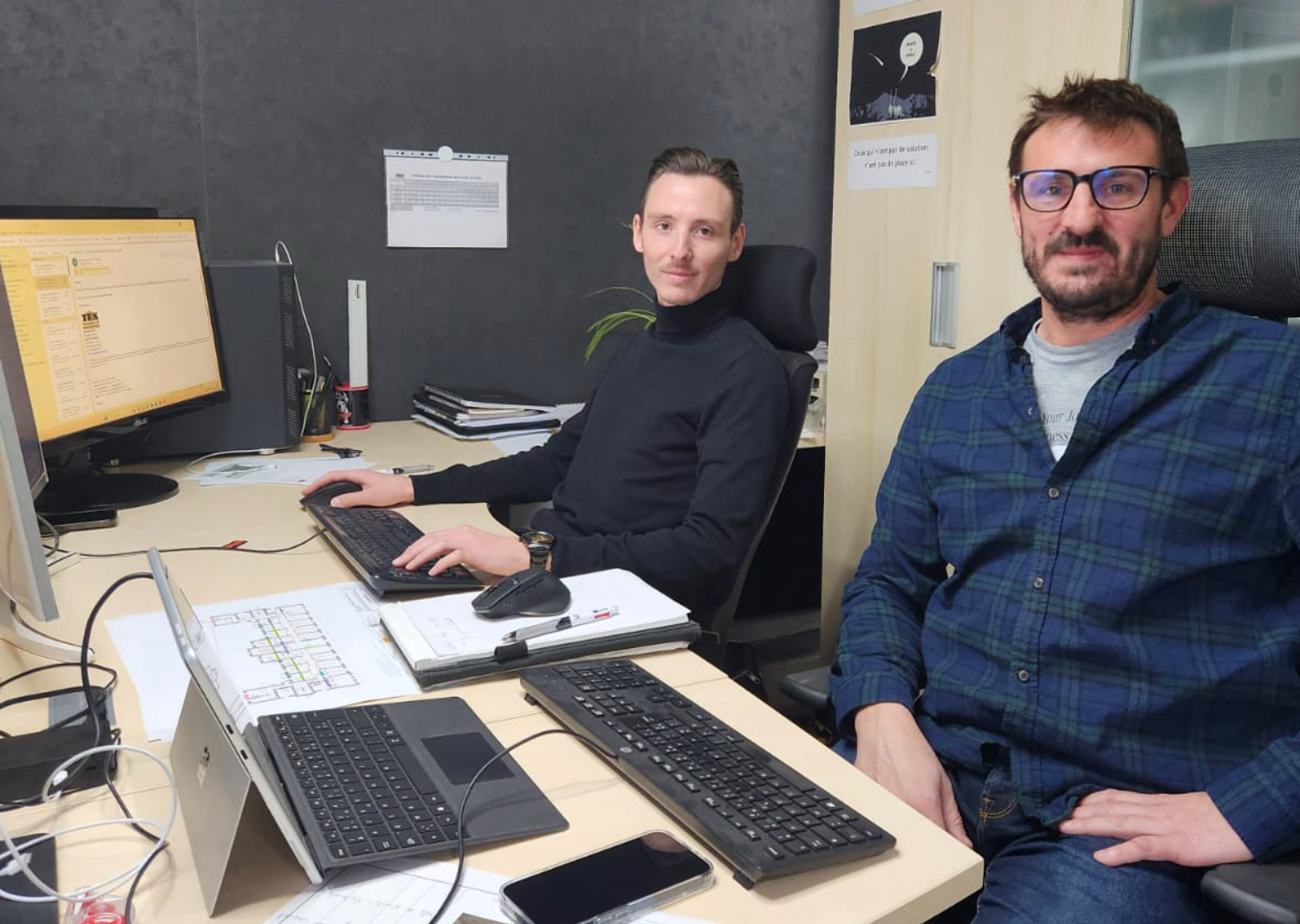 Nicolas et Thibaut, deux recrues pour TES Technifor