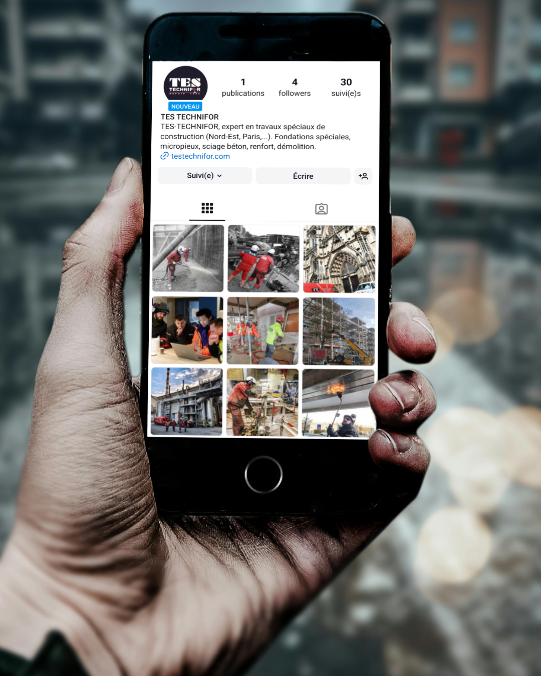 TES-Technifor débarque sur Instagram